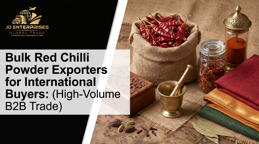 Bulk Red Chilli Powder Exporters for International Buyers